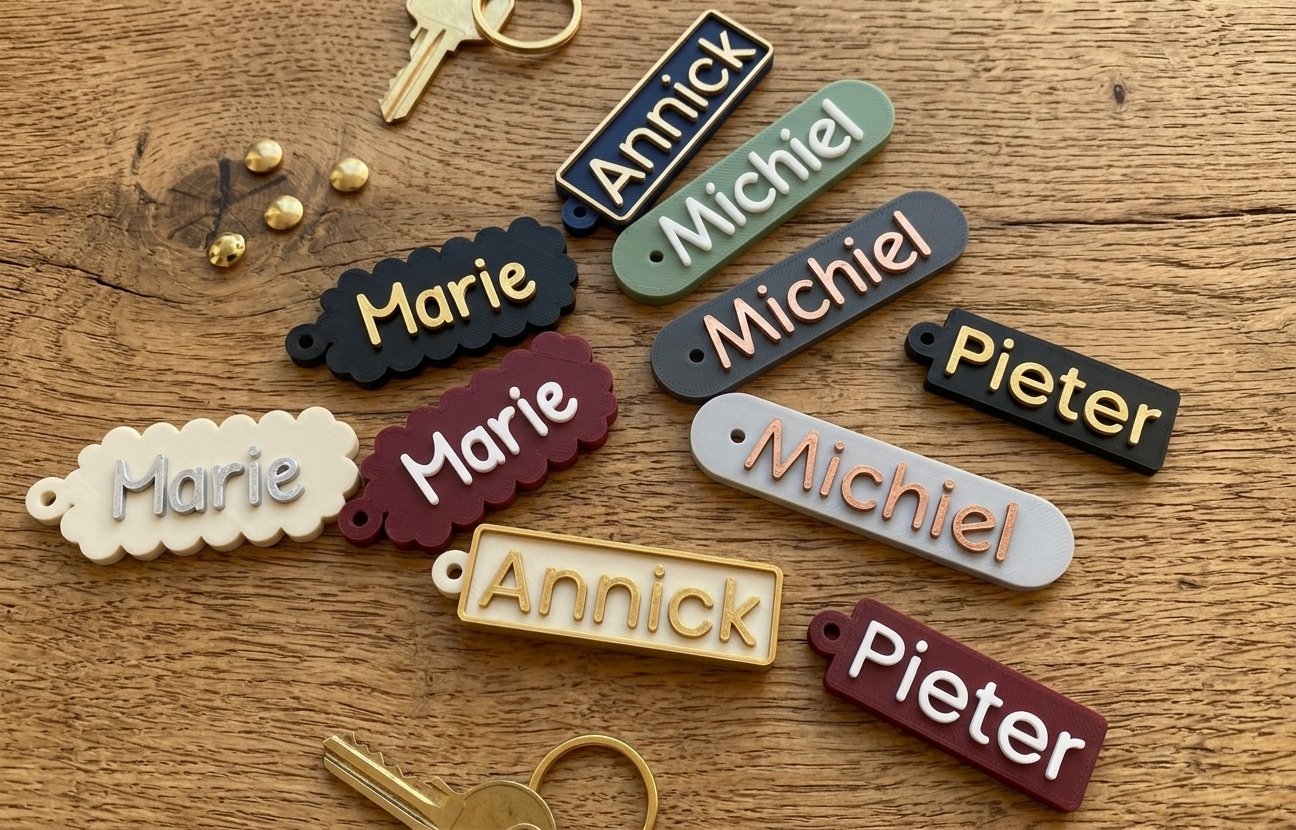 Maatwerk Sleutelhanger met Naam - Image 2