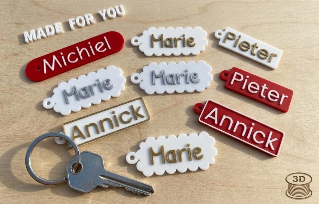 Maatwerk Sleutelhanger met Naam