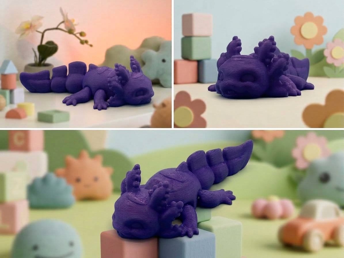 FlexiDragon Mini – Cute & Flexible Pocket Dragons (4-Pack)