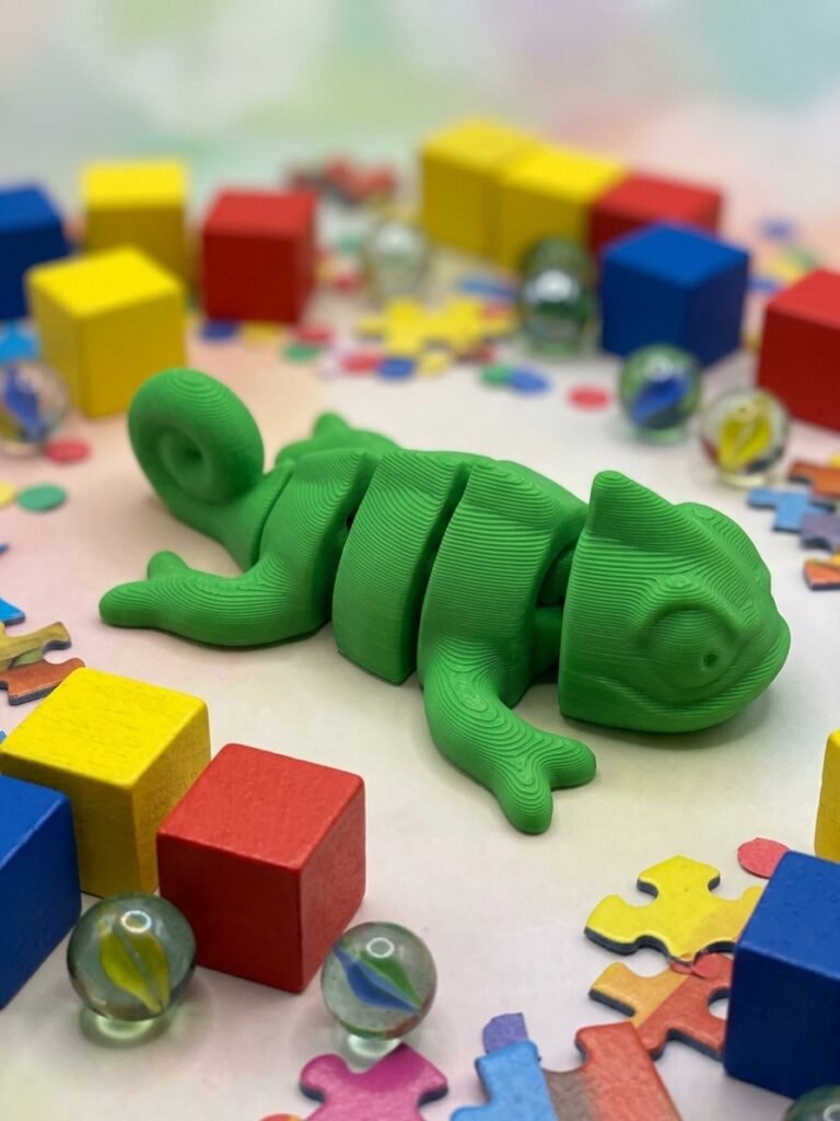 Flexi Chameleon – The Green Mastermind (4-Pack)